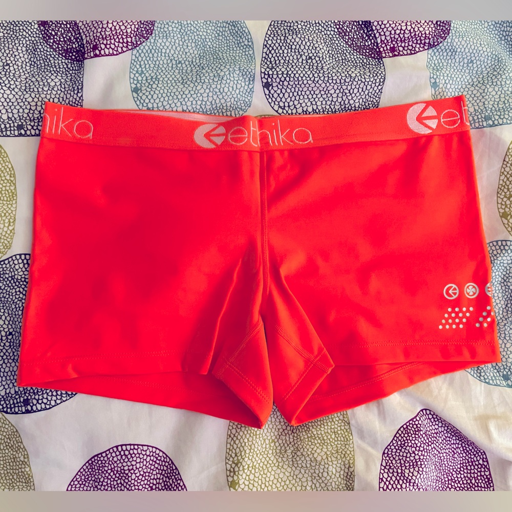 Ethika SubZero Performance Boy Shorts in Neon Orange